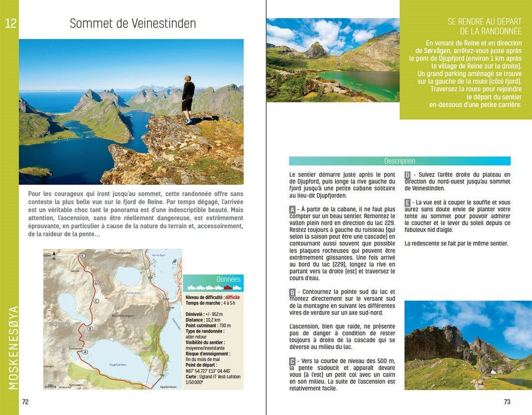Guide - Randonner aux îles Lofoten guide de randonnée Topo Guide Lofoten 