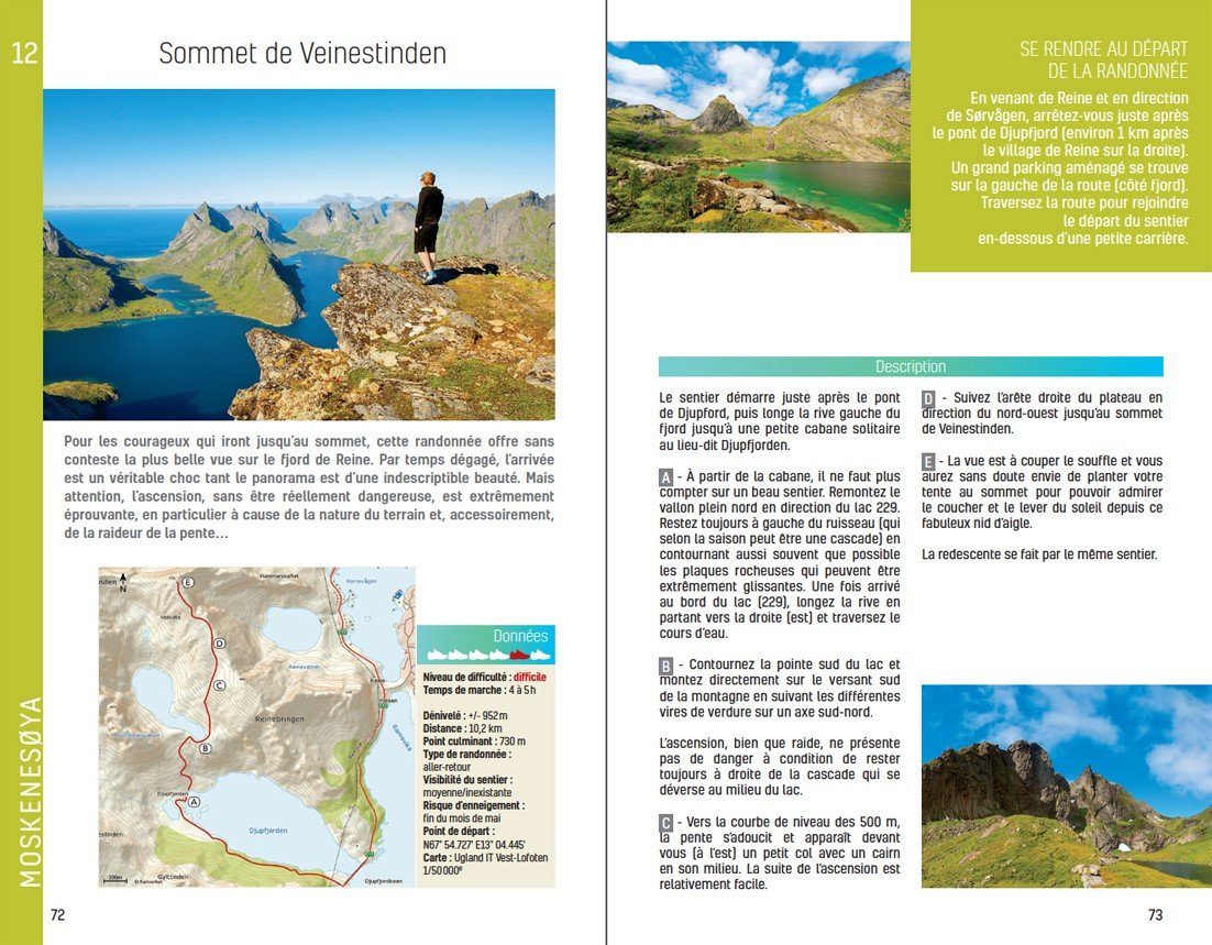 Topoguide - Randonner aux îles Lofoten guide de randonnée Topo Guide Lofoten