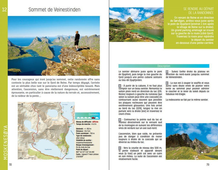 Guide - Randonner aux îles Lofoten guide de randonnée Topo Guide Lofoten 