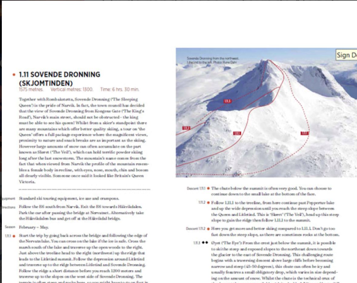 Guide - Ski touring around Narvik guide de randonnée Outdoor 