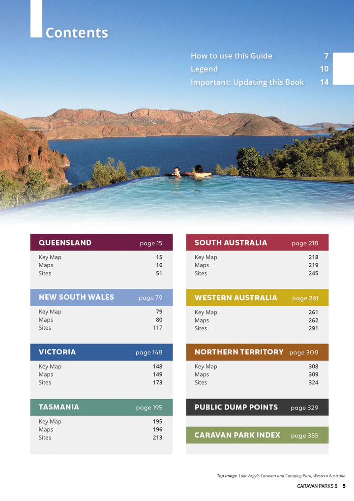 Guide spécial camping-car (à spirales) - Caravan Parks Australia Wide | Hema Maps atlas Hema Maps 