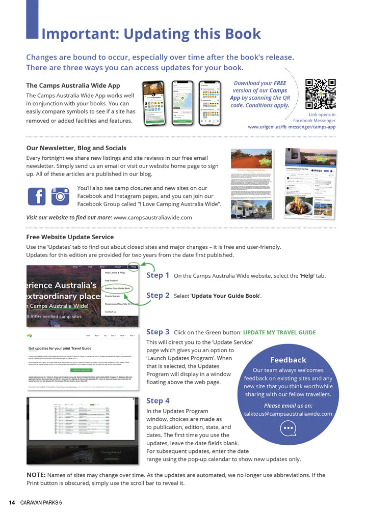 Guide spécial camping-car (à spirales) - Caravan Parks Australia Wide | Hema Maps atlas Hema Maps 