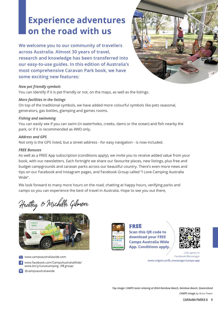 Guide spécial camping-car (à spirales) - Caravan Parks Australia Wide | Hema Maps atlas Hema Maps 