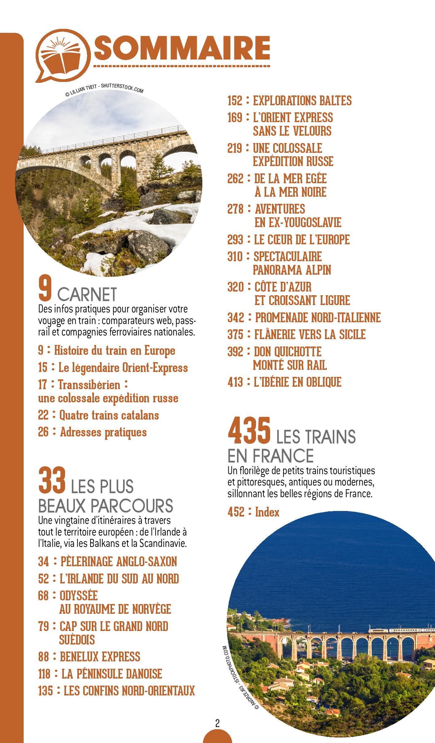 Guide touristique - Europe , Les plus beaux circuits en train en 2024 | Petit Futé guide de voyage Petit Futé