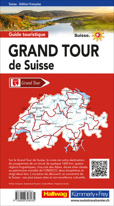 Guide touristique - Grand Tour de Suisse | Hallwag guide de voyage Hallwag 