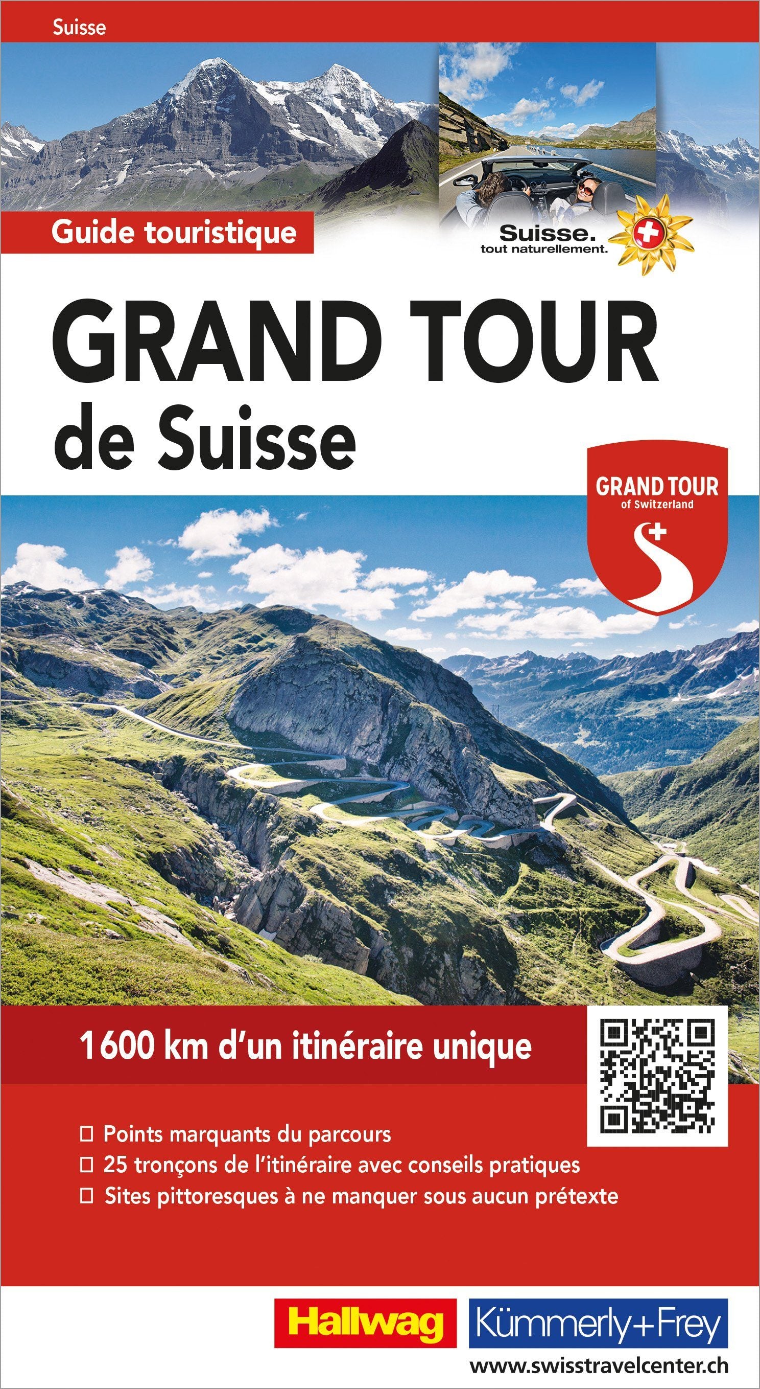 Guide touristique - Grand Tour de Suisse | Hallwag guide de voyage Hallwag Default Title