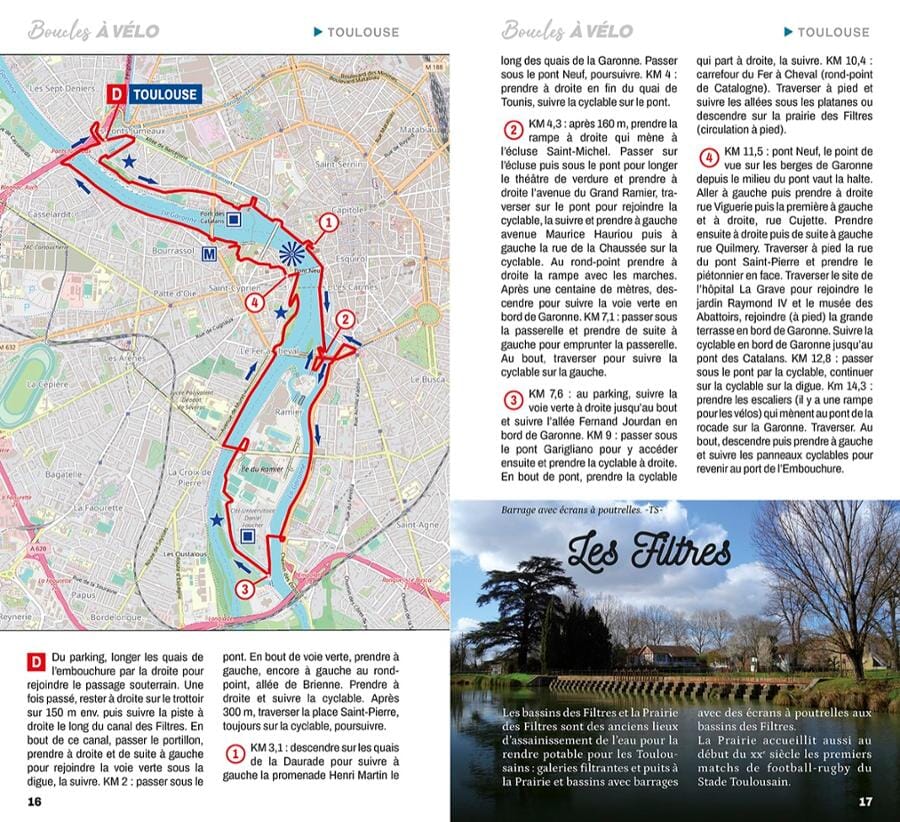 Guide vélo - Boucles à vélo autour de Toulouse | Chamina guide cycliste Chamina
