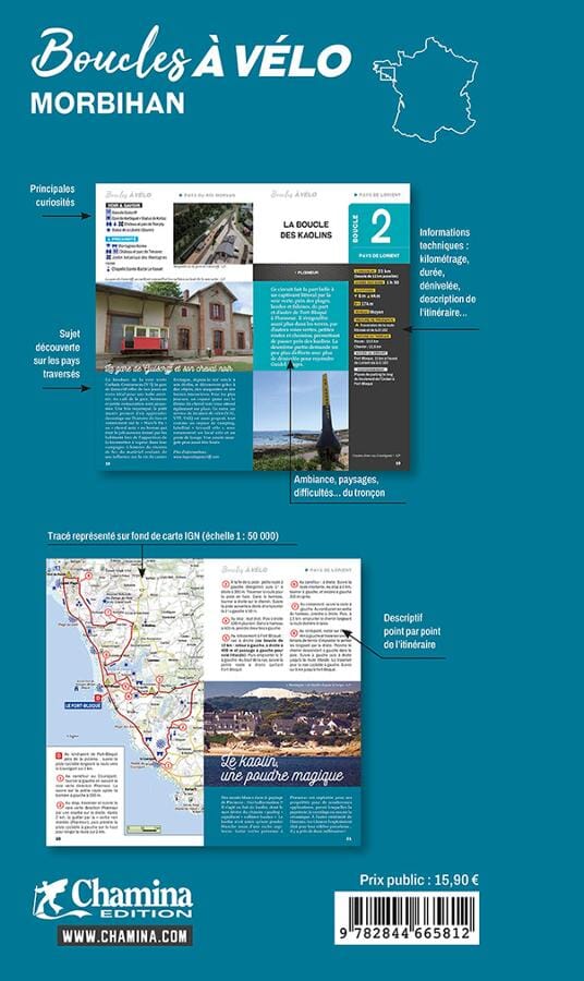 Guide vélo - Boucles à vélo : Morbihan | Chamina guide cycliste Chamina