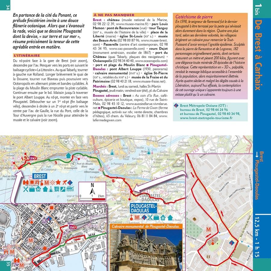 Guide vélo - Bretagne, de Roscoff ou Brest à Nantes | Chamina guide cycliste Chamina