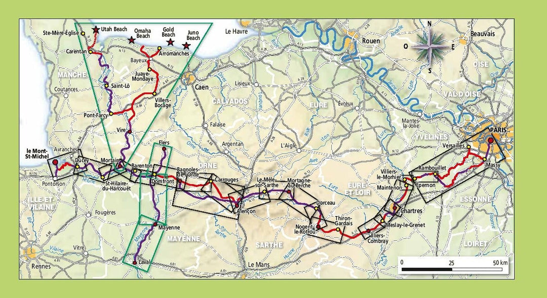 Guide vélo - De Paris au Mont-Saint-Michel à vélo | Ouest France guide vélo Ouest France 