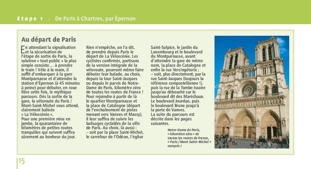 Guide vélo - De Paris au Mont-Saint-Michel à vélo | Ouest France guide vélo Ouest France 