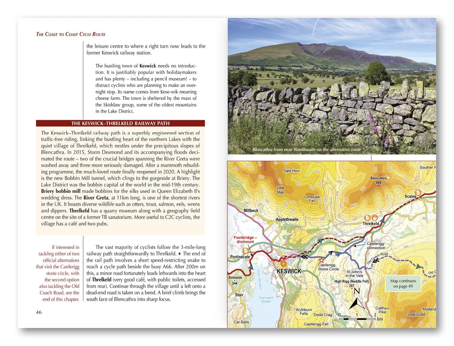 Guide vélo (en anglais) - Coast to Coast Cycle Route, Whitehaven or Workington to Tynemouth or Sunderland | Cicerone guide cycliste Cicerone