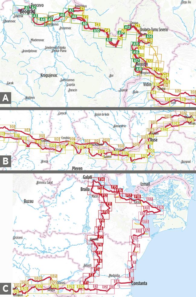 Guide vélo (en anglais) - Danube Bike Trail 5, Belgrade to the Black Sea | Bikeline guide vélo Bikeline 