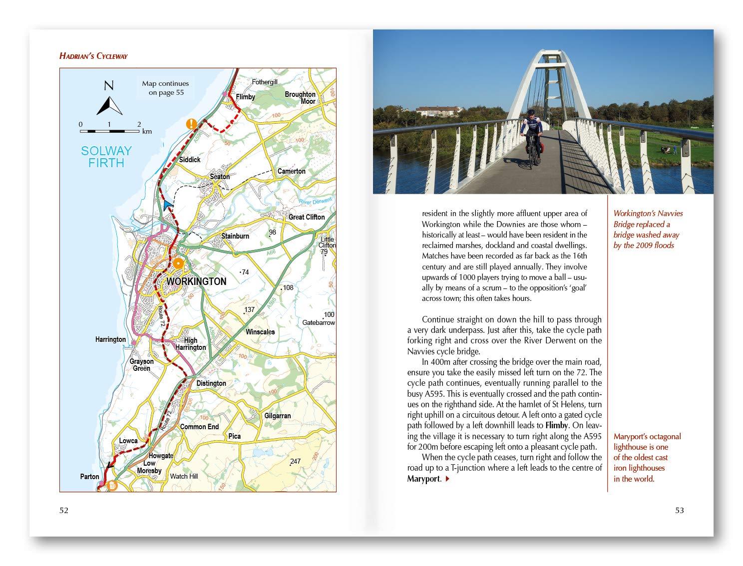 Guide vélo (en anglais) - Hadrian's Cycleway - Ravenglass to South Shields (Angleterre) | Cicerone guide cycliste Cicerone