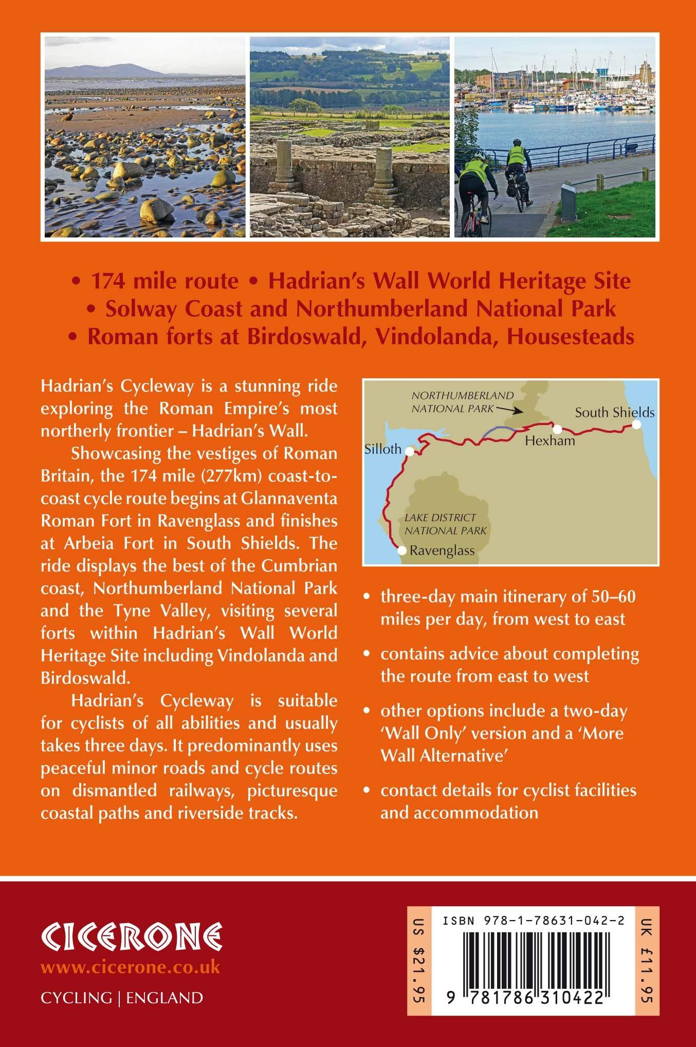 Guide vélo (en anglais) - Hadrian's Cycleway - Ravenglass to South Shields (Angleterre) | Cicerone guide cycliste Cicerone