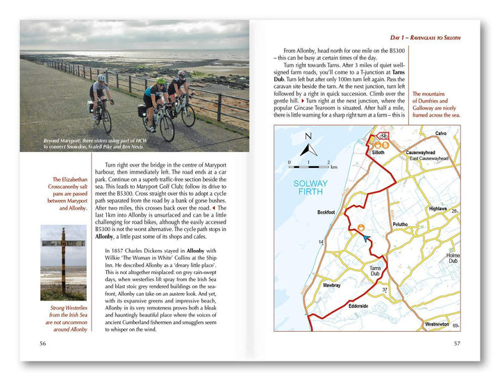 Guide vélo (en anglais) - Hadrian's Cycleway - Ravenglass to South Shields (Angleterre) | Cicerone guide vélo Cicerone 