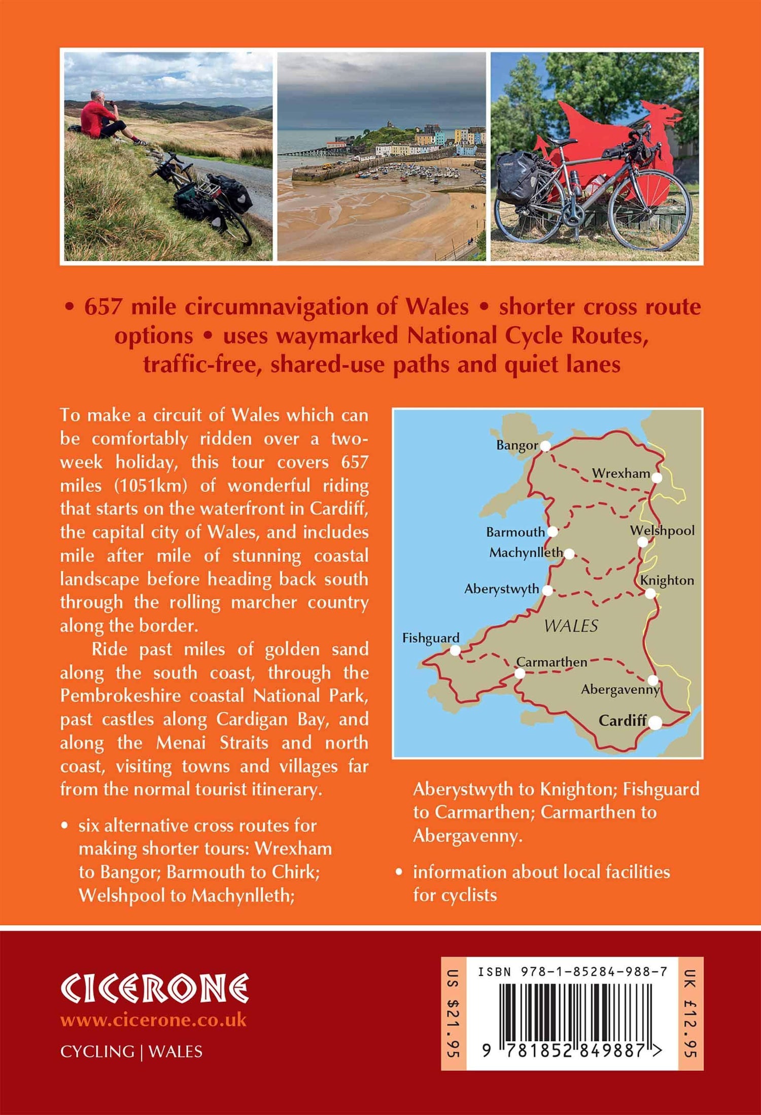 Guide vélo (en anglais) - Pays de Galles | Cicerone guide cycliste Cicerone