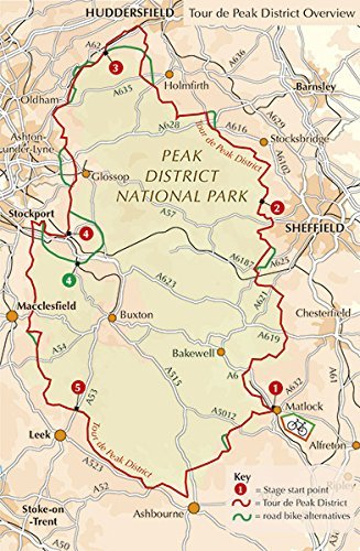Guide vélo (en anglais) - Peak District cycling 21 routes in & around the Nat. Park | Cicerone guide vélo Cicerone 