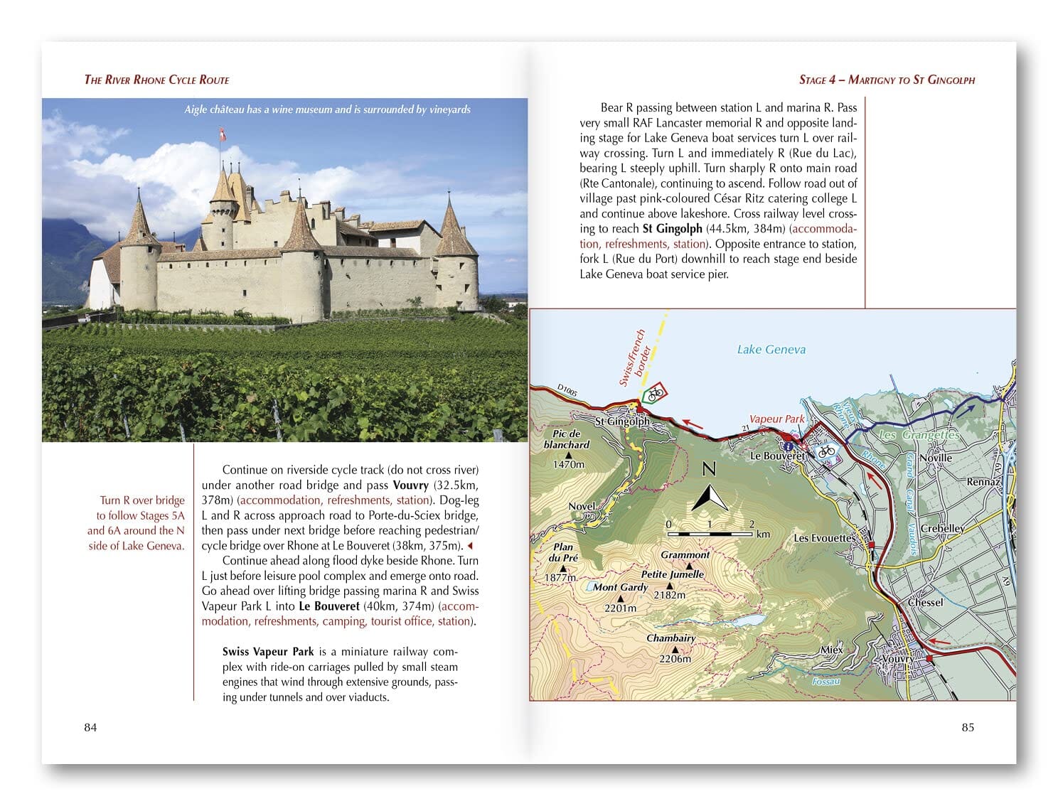 Guide vélo (en anglais) - River Rhone Cycle Route, From the Alps to the Mediterranean | Cicerone guide cycliste Cicerone