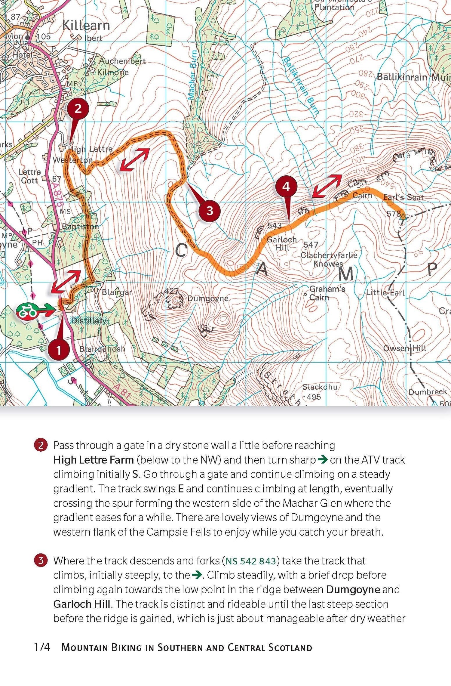Guide vélo (en anglais) - Southern & Central Scotland mountain biking | Cicerone guide cycliste Cicerone