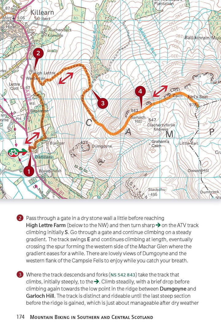 Guide vélo (en anglais) - Southern & Central Scotland mountain biking | Cicerone guide vélo Cicerone 