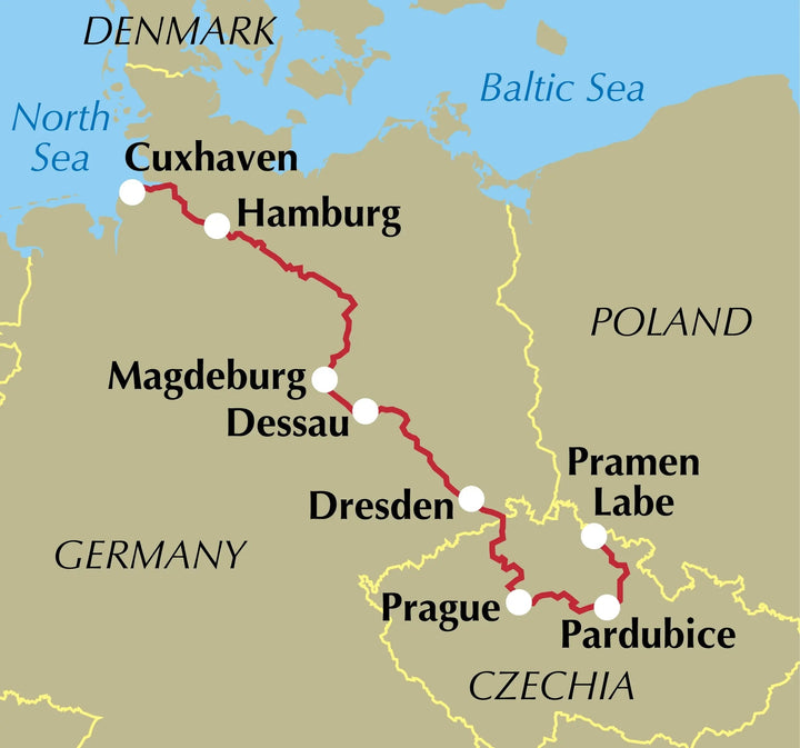 Guide vélo (en anglais) - The Elbe Cycle Route | Cicerone guide vélo Cicerone 