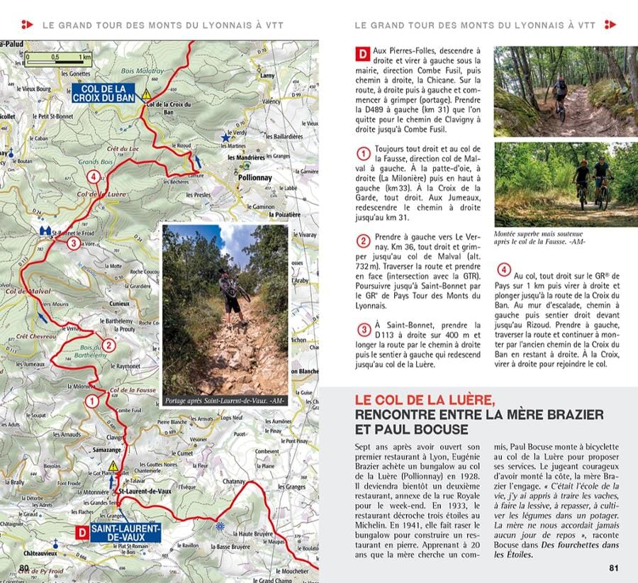 Guide vélo - Grande traversée du Rhône & Le grand tour des monts du Lyonnais | Chamina guide cycliste Chamina