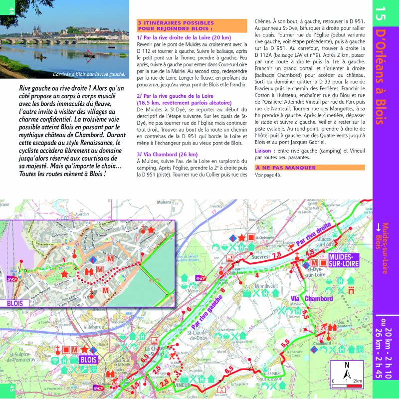 Guide vélo - La Loire, de Nevers à l'Atlantique (Centre, Pays de la Loire) | Chamina guide vélo Chamina 
