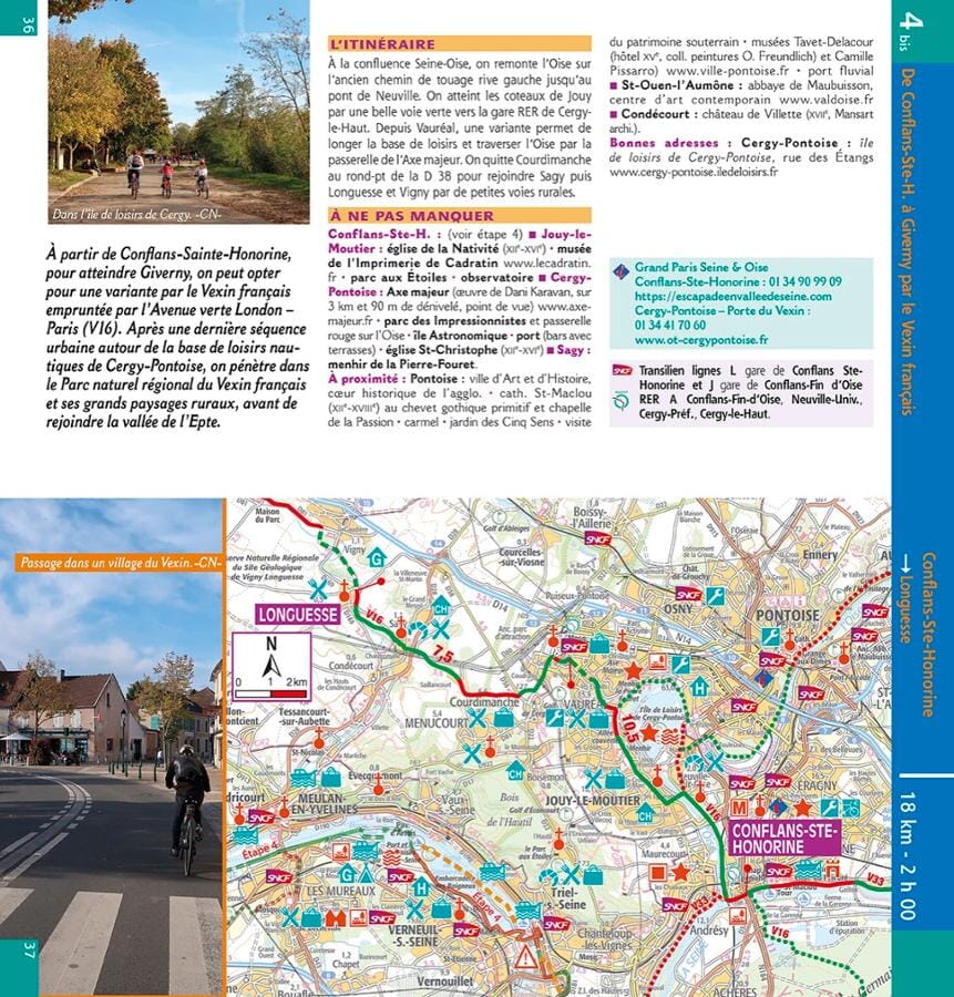 Guide vélo - La Seine à vélo : Paris/Le Havre/Deauville | Chamina guide cycliste Chamina