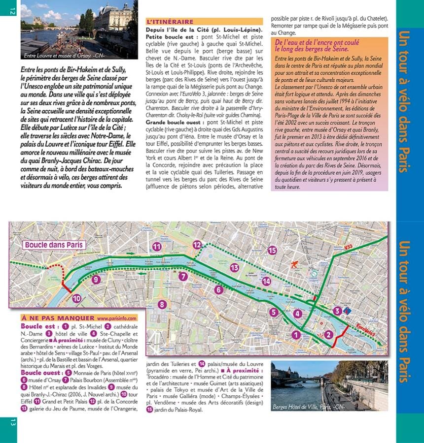 Guide vélo - La Seine à vélo : Paris/Le Havre/Deauville | Chamina guide cycliste Chamina