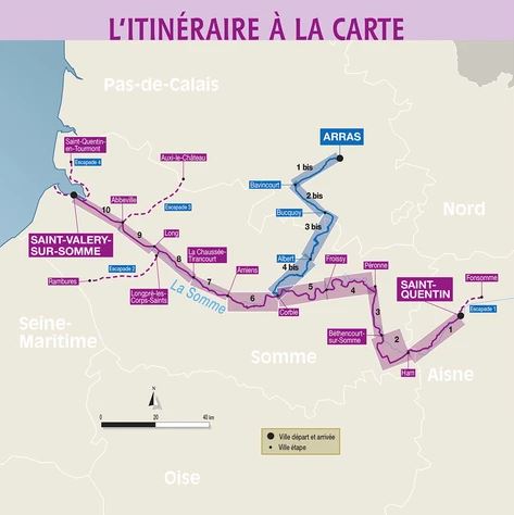 Guide vélo - La Somme à vélo | Chamina guide cycliste Chamina