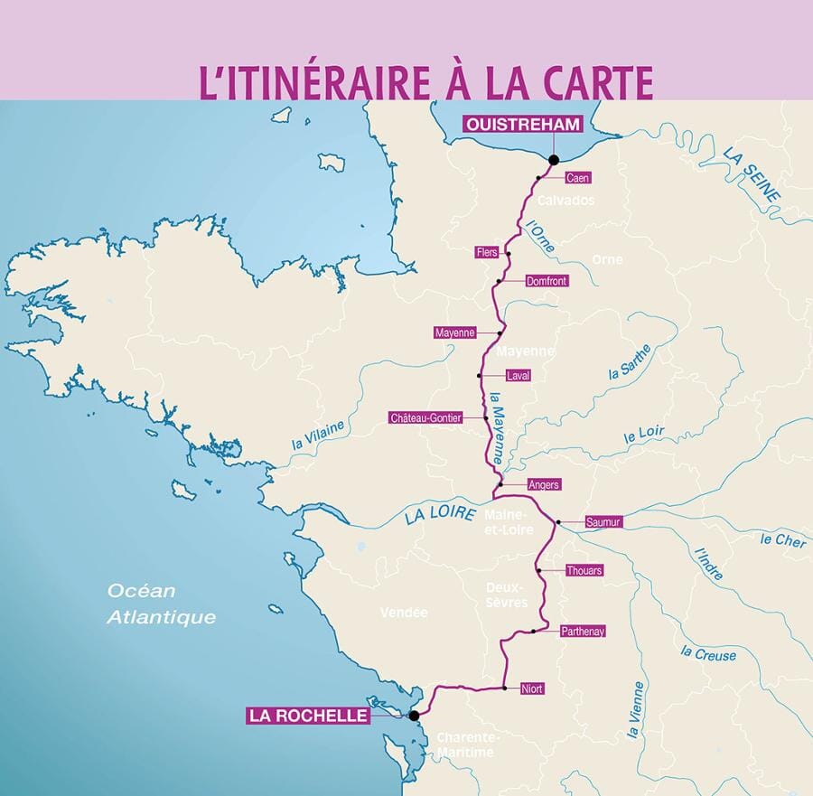 Guide vélo - La vélo Francette, de la Normandie à L'Atlantique | Chamina guide cycliste Chamina