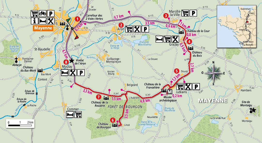 Guide vélo - La Vélo Francette, de la Normandie à l'Atlantique | Ouest France guide vélo Ouest France 