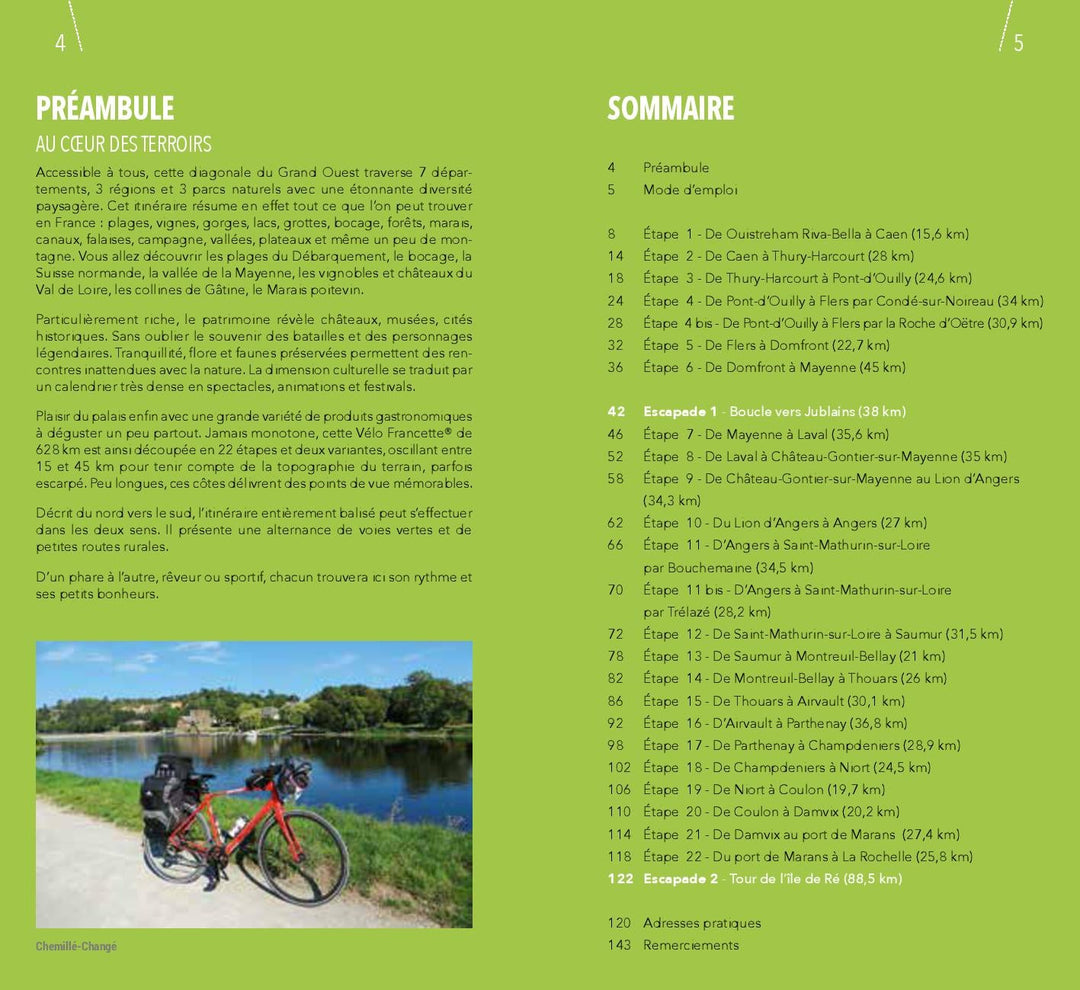 Guide vélo - La Vélo Francette, de la Normandie à l'Atlantique | Ouest France guide vélo Ouest France 