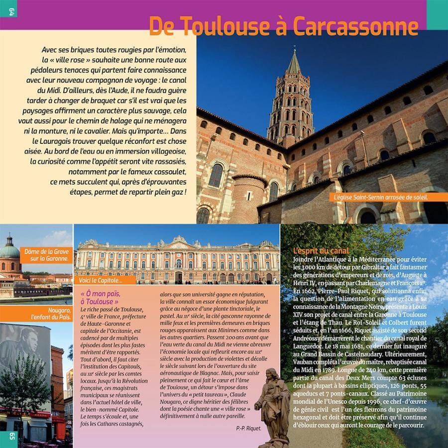 Guide vélo - Le Canal des 2 mers, de l'Atlantique à la Méditerranée | Chamina guide cycliste Chamina