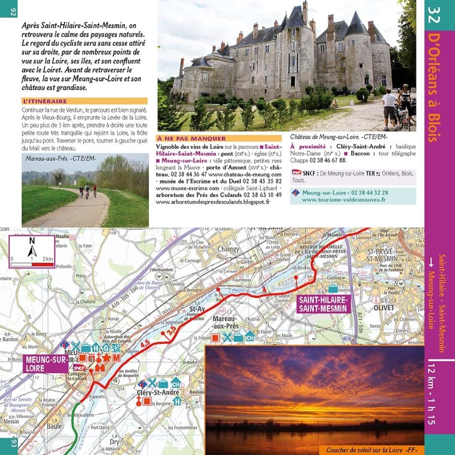 Guide vélo - Namur-Tours (de la Belgique à la Loire) | Chamina guide vélo Chamina 