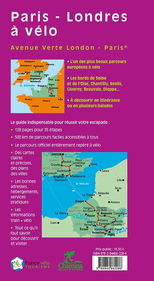 Guide vélo - Paris-Londres (avenue verte London-Paris) | Chamina guide vélo Chamina 
