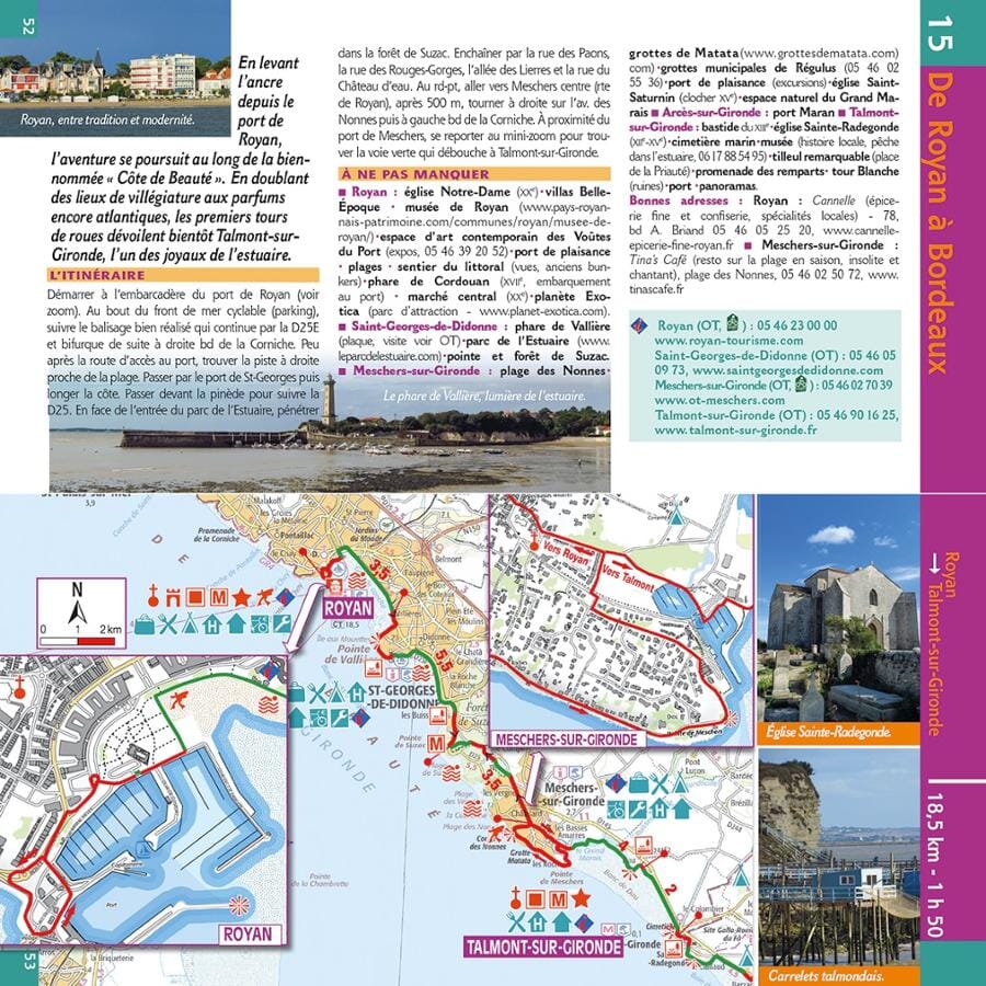 Guide vélo - Tour de Gironde, au départ de Bordeaux | Chamina guide cycliste Chamina