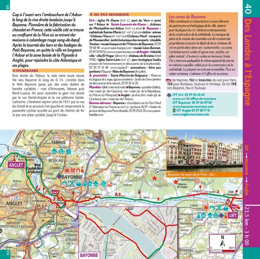 Guide vélo - Tours - Côte basque (Eurovelo 3 ou variantes) | Chamina guide cycliste Chamina