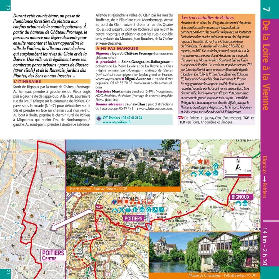 Guide vélo - Tours - Côte basque (Eurovelo 3 ou variantes) | Chamina guide petit format Chamina 
