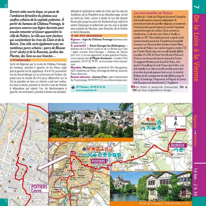 Guide vélo - Tours - Côte basque (Eurovelo 3 ou variantes) | Chamina guide petit format Chamina 