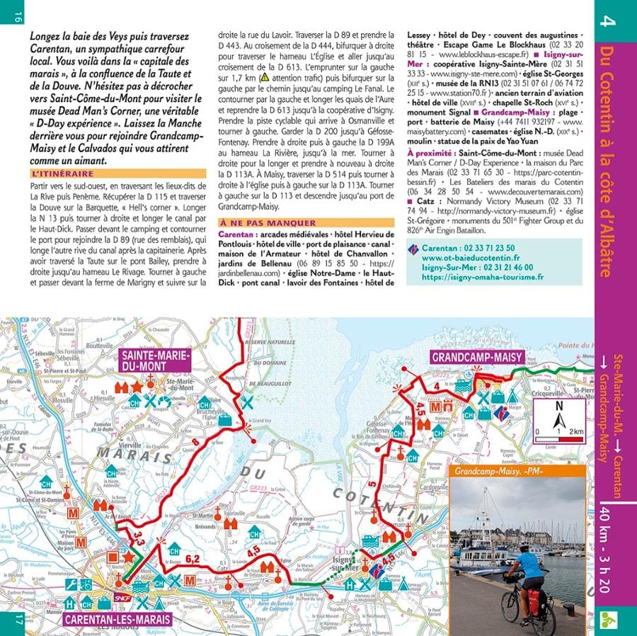 Guide vélo - Vélomaritime : Eurovélo 4, Cherbourg à Dunkerque | Chamina guide cycliste Chamina