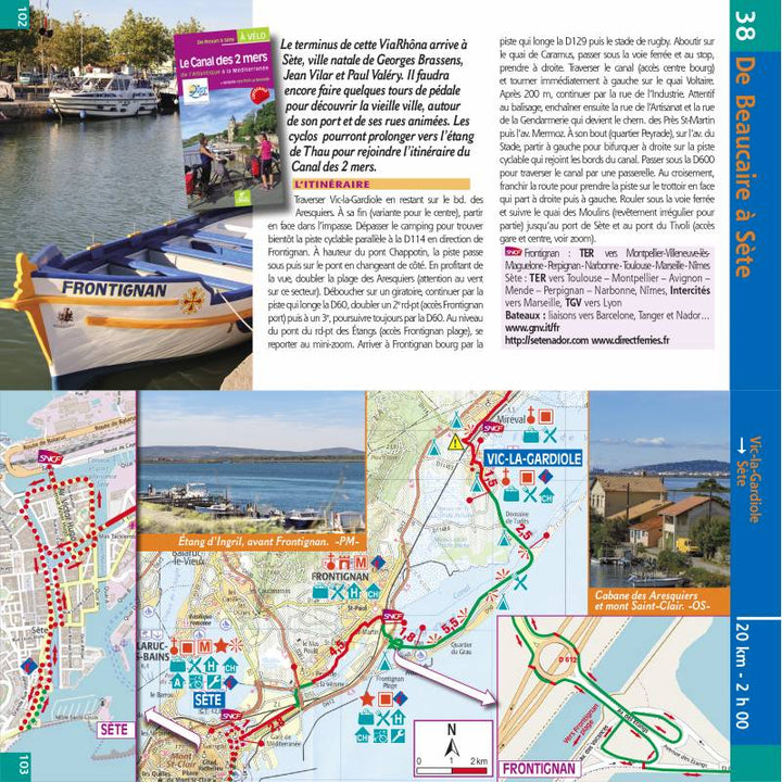 Guide vélo - Via Rhôna, du Léman à la Méditerranée | Chamina guide vélo Chamina 