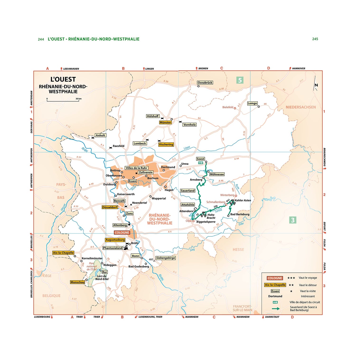 Guide Vert - Allemagne Nord et Centre : Berlin, Hambourg, Cologne, Dresde - Édition 2025 | Michelin guide de voyage Michelin