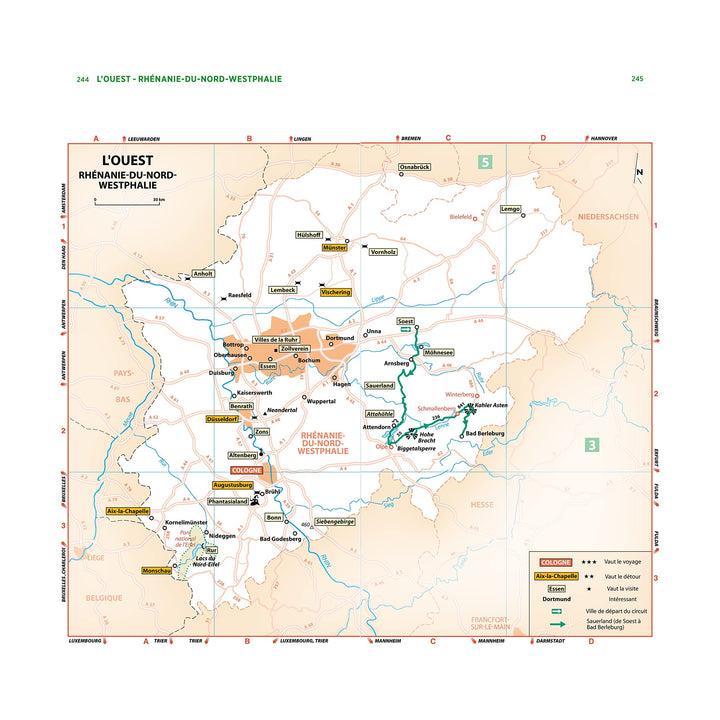 Guide Vert - Allemagne Nord et Centre : Berlin, Hambourg, Cologne, Dresde - Édition 2023 | Michelin guide de voyage Michelin 