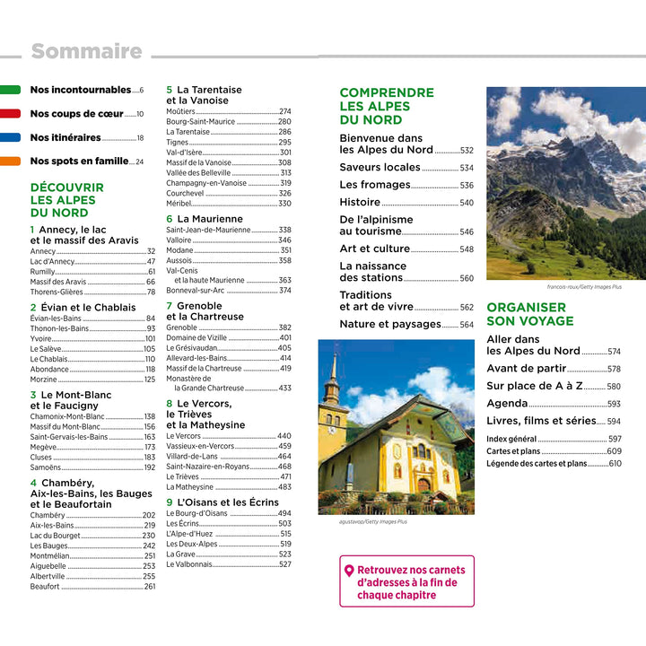 Guide Vert - Alpes du Nord : Savoie, Mont-Blanc, Dauphiné - Édition 2023 | Michelin guide de voyage Michelin 