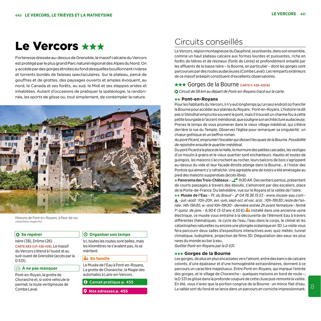 Guide Vert - Alpes du Nord : Savoie, Mont-Blanc, Dauphiné - Édition 2023 | Michelin guide de voyage Michelin 
