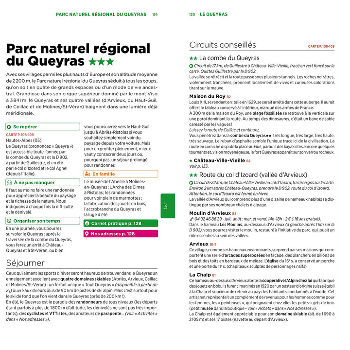 Guide Vert - Alpes du Sud : Hautes-Alpes, Alpes-de-Haute-Provence - Édition 2023 | Michelin guide de voyage Michelin 