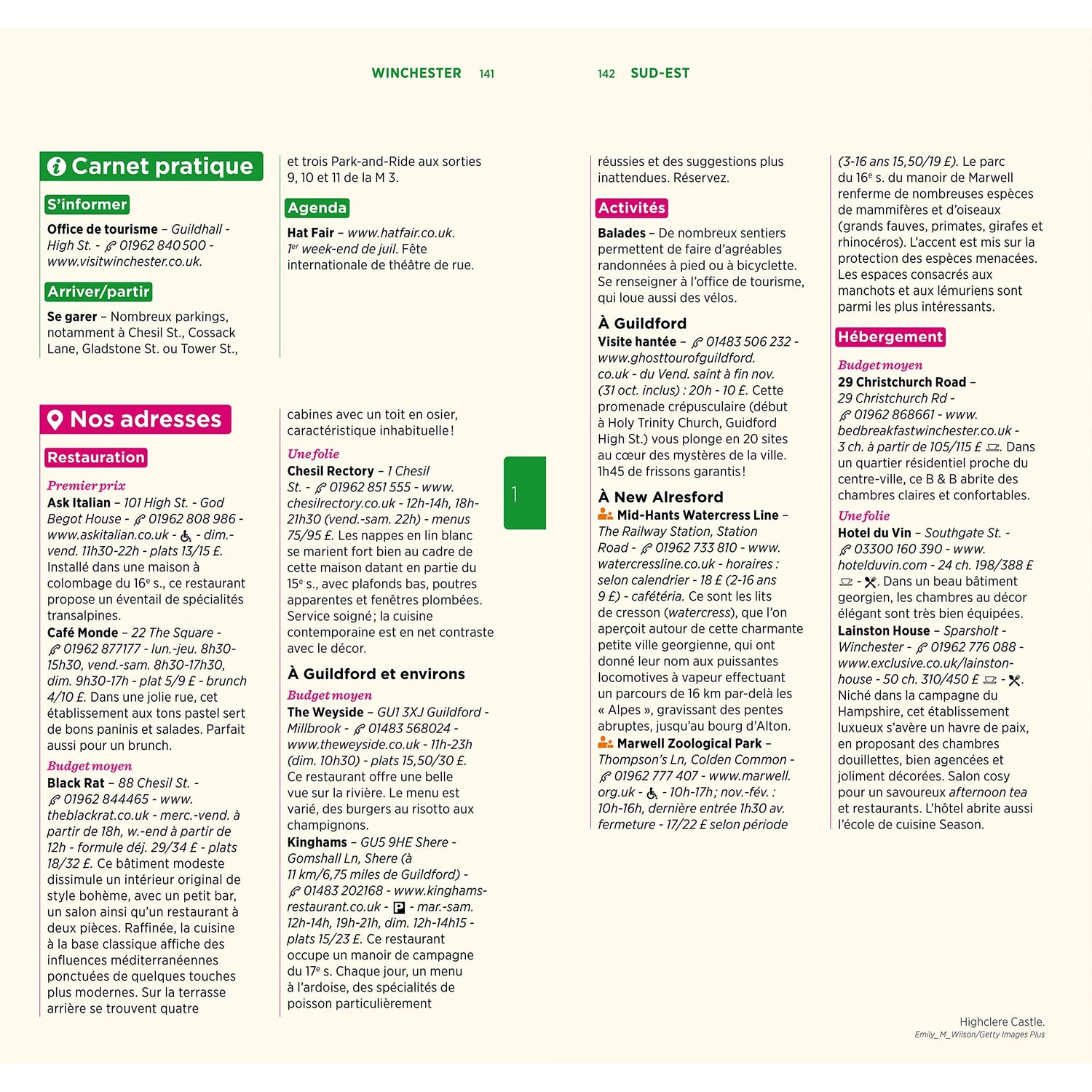 Guide Vert - Angleterre, Pays de Galles - Édition 2025 | Michelin guide de voyage Michelin