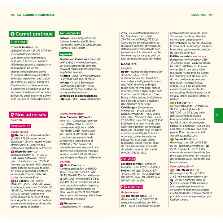 Guide Vert - Belgique - Édition 2023 | Michelin guide de voyage Michelin 